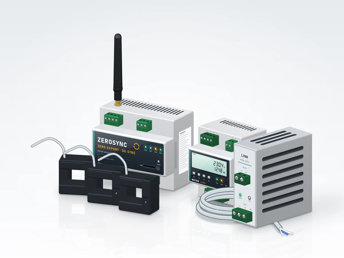 Wired Zero-Export / DG-Sync Kit with Meter (4G)
